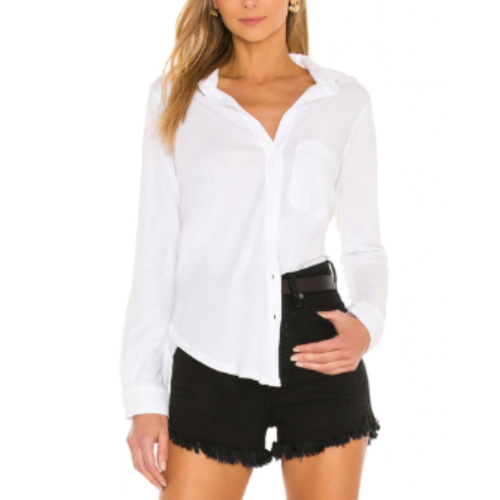 Light Weight Jersey Button Down - image 1